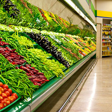 Fresh Produce in Supermarket - Vegetables