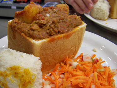 Mutton Lamb Bunny Chow Curry