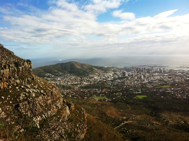 View from Table Mountain, Cape Town, South Africa